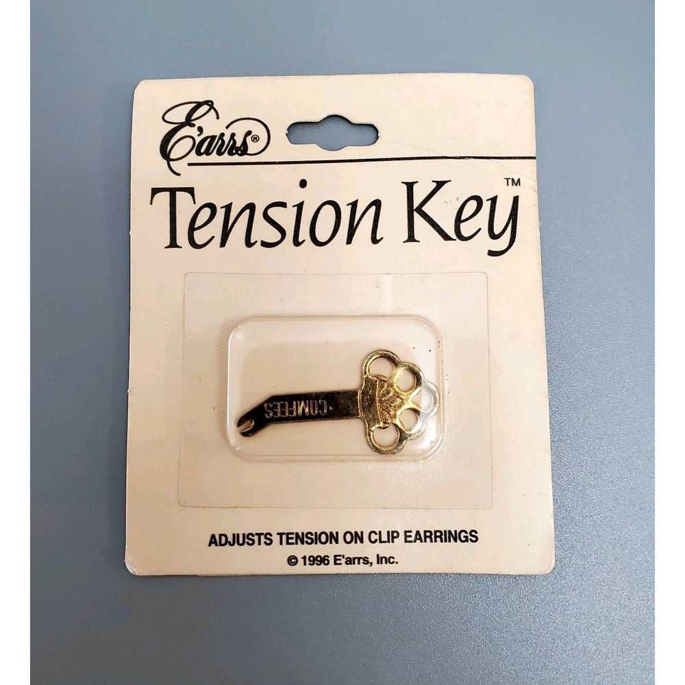 E'arrs Clip-On Earring Tension Key Adjustment Tool • Daily Comfort • NEW